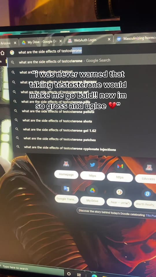 @shmekl's testosterone and hair loss TikTok, fact-checked
