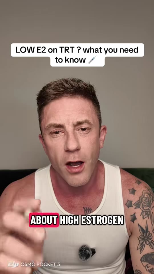 @alphaclubsupps's low estrogen claims on TRT, fact-checked