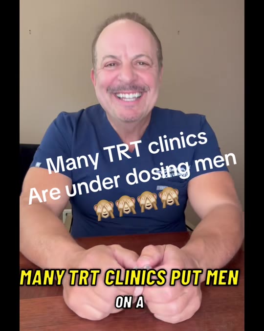 Are TRT clinics actually underdosing testosterone patients?