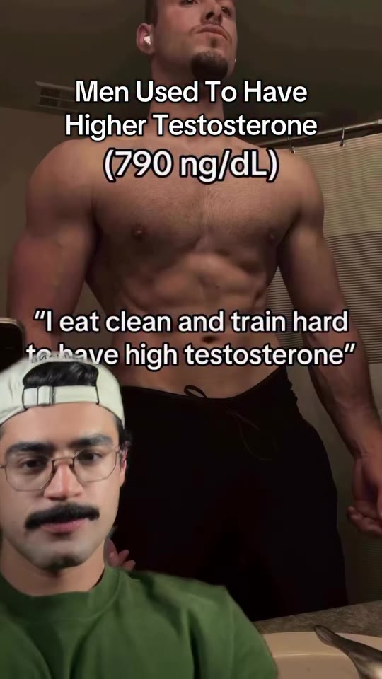 @onehottrail's testosterone decline claims need context