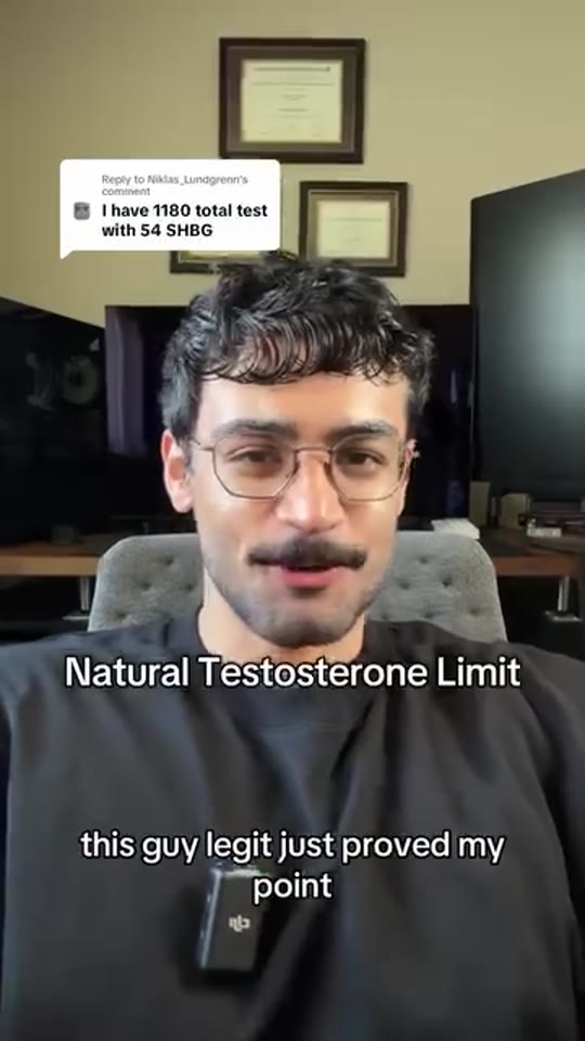 @onehottrail's natural testosterone limits claim checked