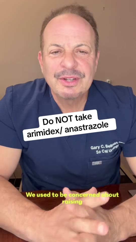 TRT anti-estrogen advice from @socalurologyinstitute checked