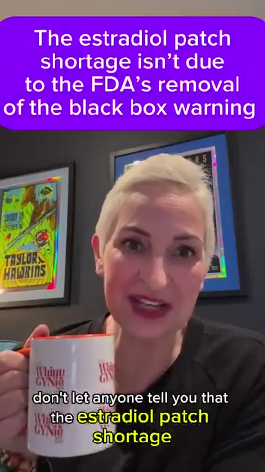 @the_whiny_gynie's estradiol shortage claims, fact-checked