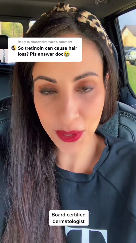 @drrondafarah's tretinoin hair loss claim, fact-checked