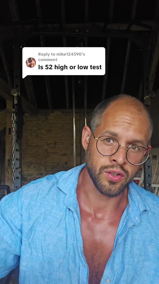 Is 52 nmol/L testosterone too high for TRT? What the data says