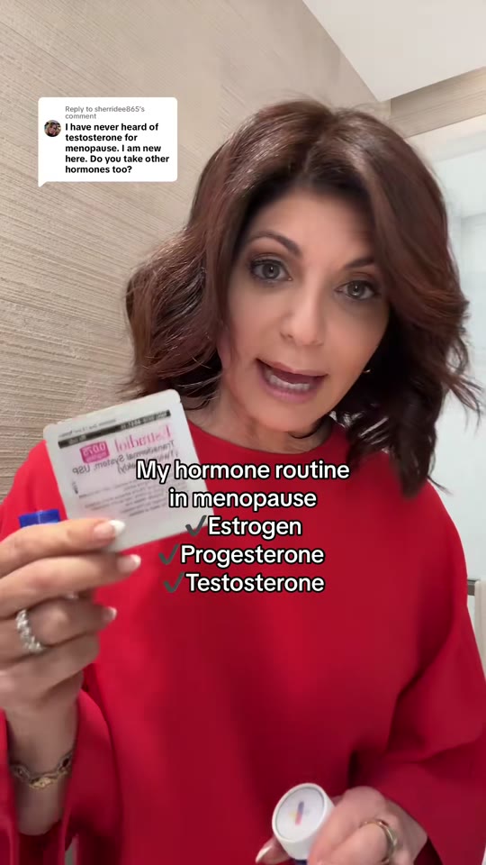 @tamsenfadal's menopause hormone routine, fact-checked
