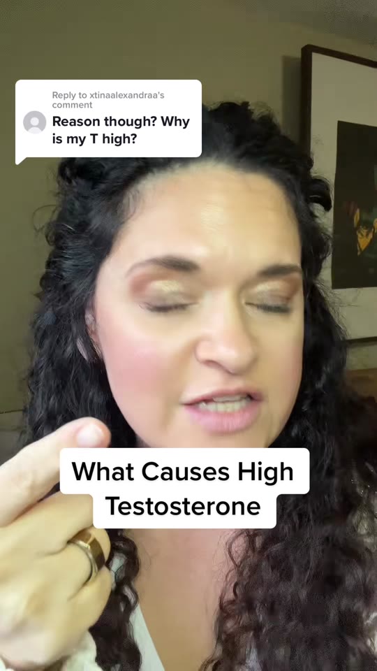 Does PCOS actually cause high testosterone in women?