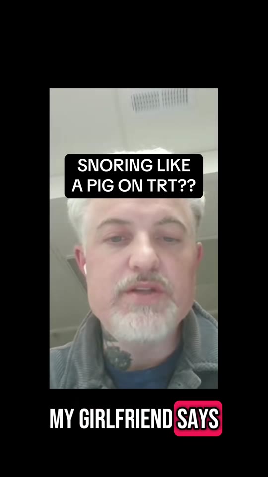 Does TRT actually cause or worsen snoring and sleep apnea?