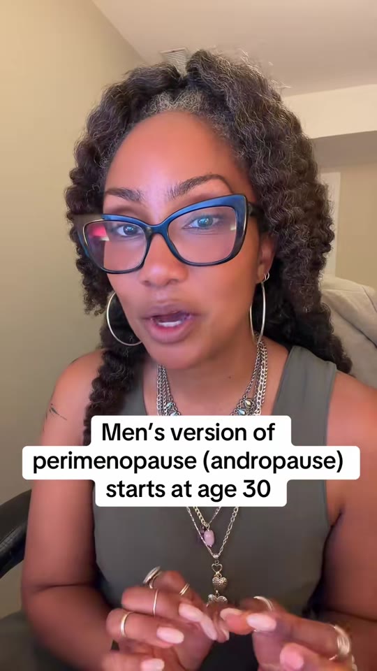 Does testosterone really crash at 30 like a male perimenopause?