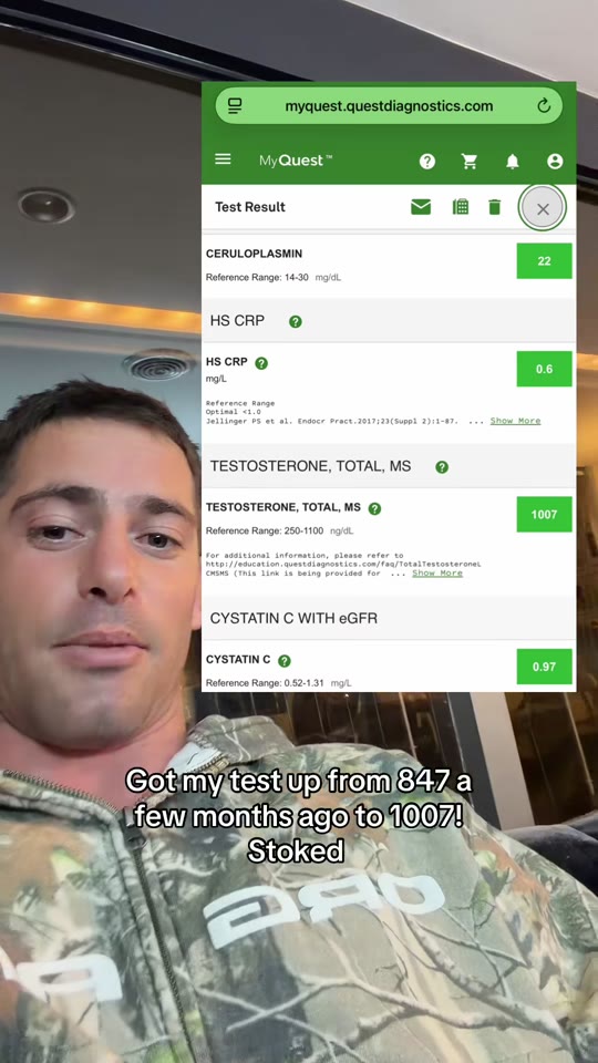 @santacruzpaleo's TRT lab results claims need context
