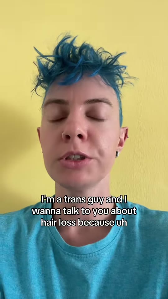 TikTok trans guy on testosterone and hair loss, fact-checked