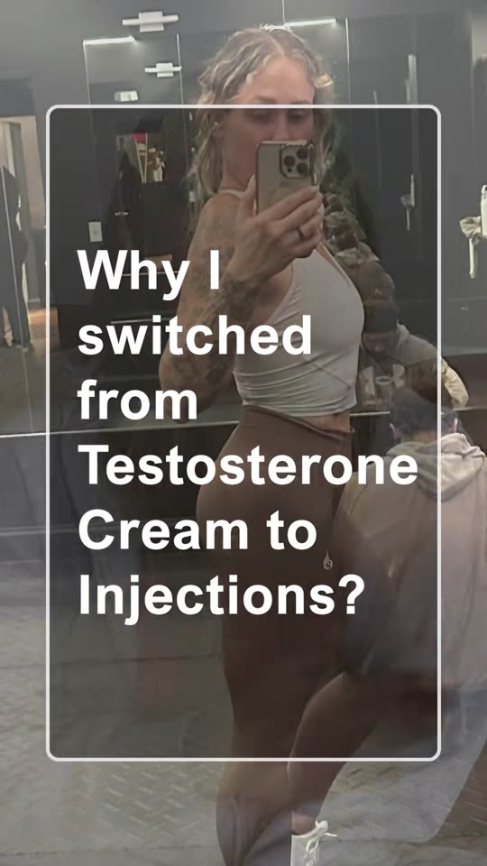 TikTok coach's testosterone cream vs injection claims checked