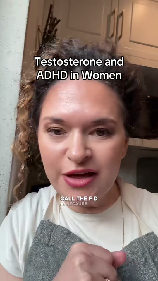 Does low testosterone actually worsen ADHD symptoms in women?