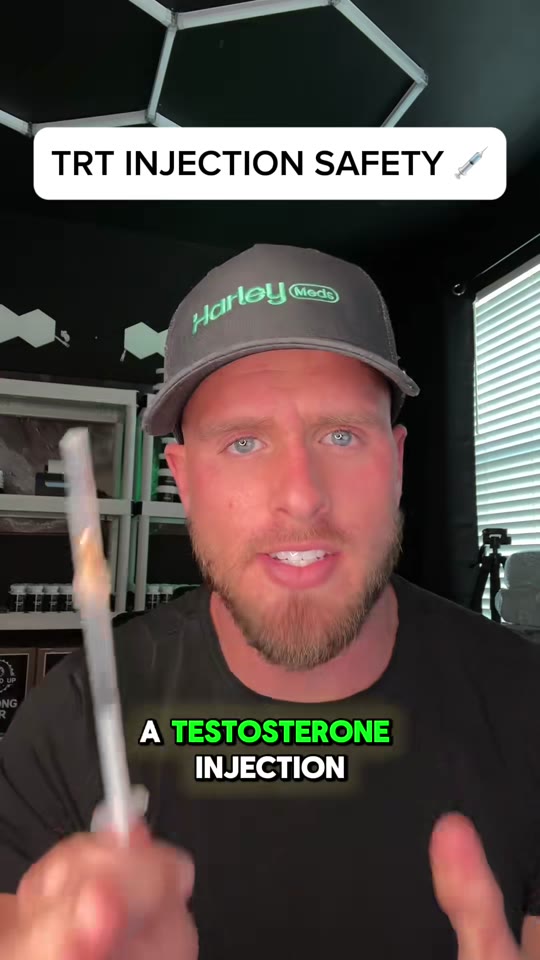 @officialharleymeds's TRT injection tips, fact-checked