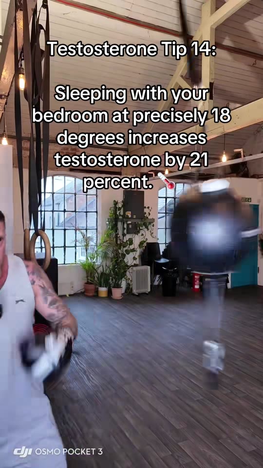 Does sleeping at 18°C actually raise testosterone by 21%?
