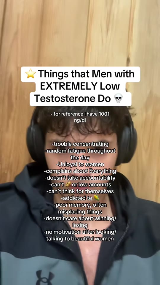 Low testosterone symptoms on TikTok: fact vs. fear-mongering