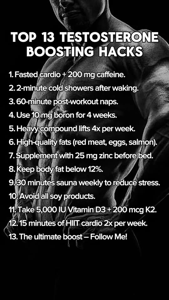 @lars.langen's testosterone boost hacks, fact-checked