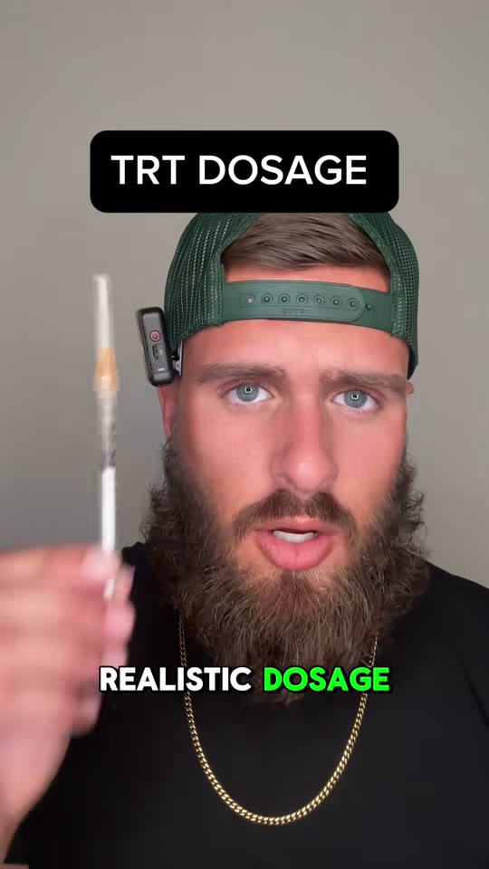 TRT dosages on TikTok: what the clinical evidence actually says