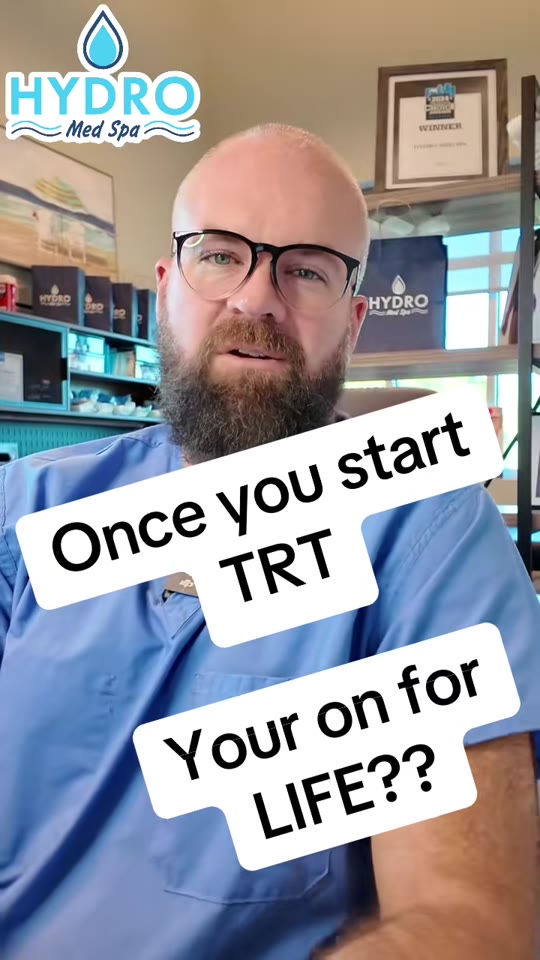 @hydromedspa's 'TRT for life' claim needs context