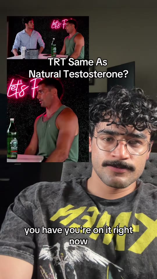 Is TRT the same as natural testosterone? Not quite